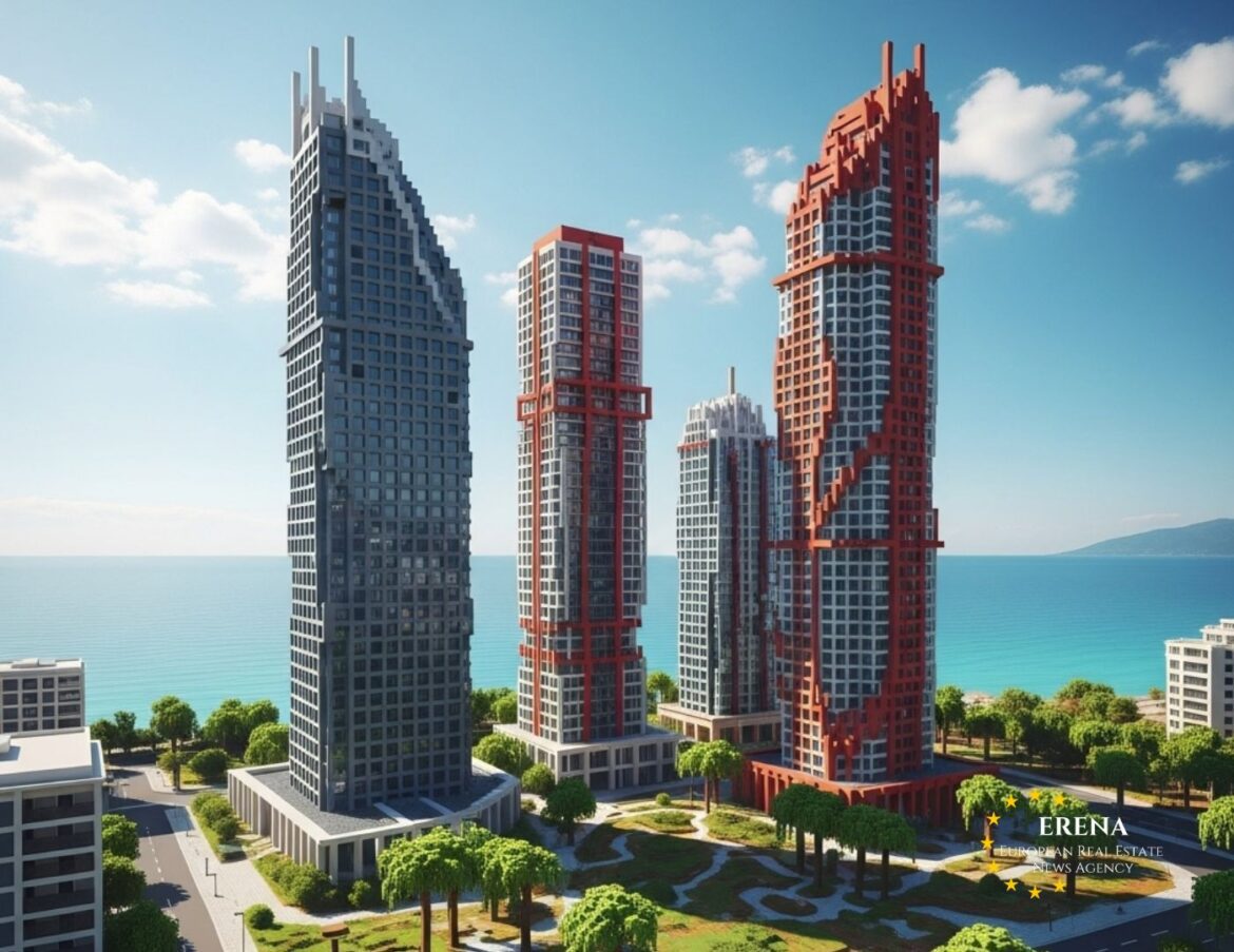 Minecraft-Style Towers in Vlore Go Viral