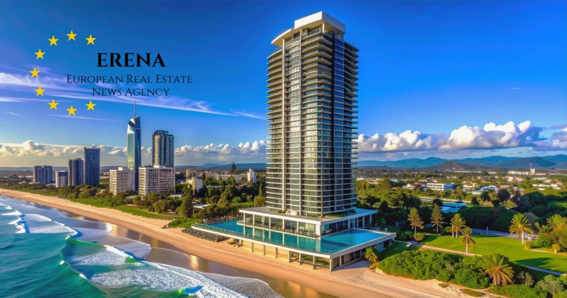 Construction of Palmera Tower in Surfers Paradise